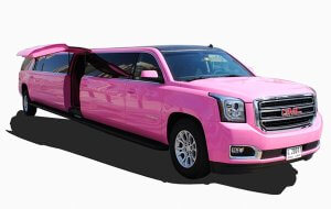 pink limousine rental dubai